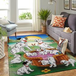 101 Dalmatians Area Rug Non-Slip Cartoon Carpet Home Decor Gift Idea For Fans No5564