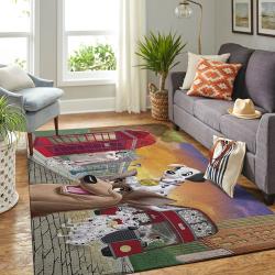101 Dalmatians Area Rug Non-Slip Cartoon Carpet Home Decor Gift Idea For Fans No6560
