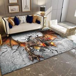 3D Dinosaur Area Rug Ofd 190908 Area Rug Living Room Carpet Rug Regtangle Carpet Floor Decor Home Decor