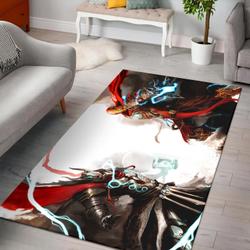 Thor And Iron Man The Avengers Marvel Characters Rug For Home Decor