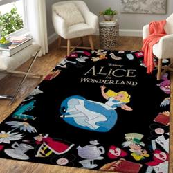 Alice In Wonderland Area Rug Living Room Rug Home Decor Disney 3110193