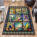 aliens area rug living room rug home decor 0