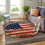american flag clock area rug living room rug home decor ofd afc190827 0