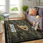 anaheim ducks nhl area rugs camo style living room carpet team logo home rug regtangle carpet floor decor home decor 0