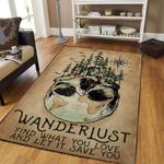 and into the forest i go to lose my mind and find my soul riding bike arealiving arealiving home home decor area rug living room 0