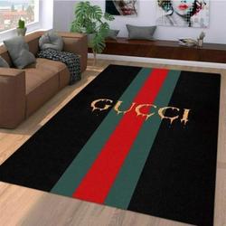 Luxury Gucci Fashion Area Rug Living Room Rug Home Decor For Fashionista