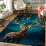 art of deer area rug living room rug home decor animal print floor decor 1910164 0
