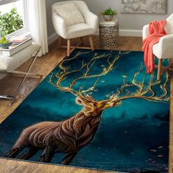 Art Of Deer Area Rug Ofd 1910164 Area Rug Living Room Carpet Rug Regtangle Carpet Floor Decor Home Decor