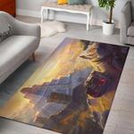 artwork fantasy art back to the future delorean rug living room rug home decor 0