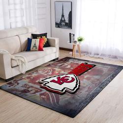 Kansas City Chief Area Rug Living Room Rug Home Decor NFL Carpet Rug 191228