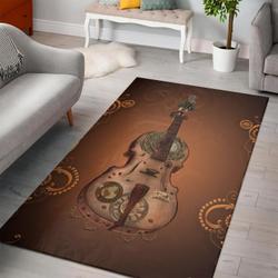 Double Bass Musical Area Rug Living Room Rug Home Decor Music Team Logo Carpet Rug190912