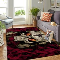 Atlanta Falcons Nfl Area Rugs Skull Style Living Room Carpet Sports Rug