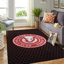 NBA Atlanta Hawks Rectangle Rug Personalized Non-Slip Carpet Gift For Basketball Fans V4644
