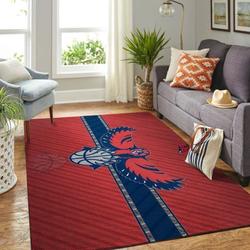 NBA Atlanta Hawks Rectangle Rug Personalized Non-Slip Carpet Gift For Basketball Fans V4645