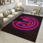 atlanta hawks chargers area rug nba living room bedroom carpet basketballl man cave floor mat floor mat home decor 0
