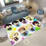 attack on titan area rugs cute chibi anime living room carpet home rug regtangle carpet floor decor home decor 0