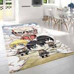 attack on titan chibi group area rug living room and bed room rug rug regtangle carpet floor decor home decor 0