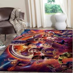Avenger End Game Area Rugs Marvel Superhero Movies Living Room Carpet V4