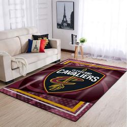 NBA Cleveland Cavaliers Rectangle Rug Personalized Non-Slip Carpet Gift For Basketball Fans 190922 