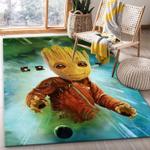 baby groot in space area rug living room and bed room rug rug regtangle carpet floor decor home decor 0