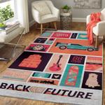 back to the future area rug living room rug home decor movie floor decor 1910261 0