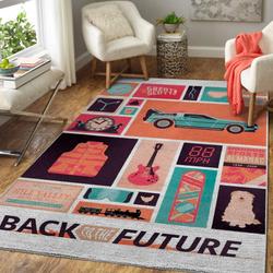 Back To The Future Area Rug Living Room Rug Home Decor Movie Floor Decor 1910261