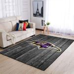 baltimore ravens nfl team logo grey area rugs wooden style living room carpet sports rug regtangle carpet floor decor home decor 0