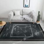 baseball coach v99h9 rug area rug living room carpet rug regtangle carpet floor decor home decor 0