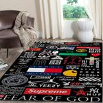 big fashion brands area rug hypebeast carpet luxurious fashion brand logo living room rugs rug regtangle carpet floor decor home decor 0