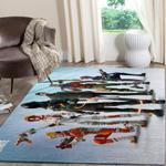 birthday raccoon pattern print area rug living room rug home decor 0