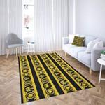 black bigfoot pattern print area rug living room rug home decor 0