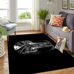 Black Panther Area Rug Living Room Rug Home Decor Marvel Superhero Floor