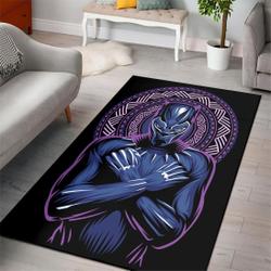Black Panther Marvel Movies Area Rugs Living Room Carpet Rug Regtangle