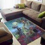 black panther ver1 movie area rug bedroom rug living room area rug home decor 0