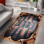 black panther vs erik killmonger area rugs marvel superhero movie 0