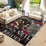 black veil brides band area rug living room rug home decor music ofd 190908 0