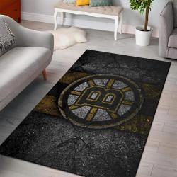 NHL Boston Bruins Rectangle Rug Personalized Non-Slip Carpet Gift For Ice Hockey Fans 2002207