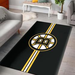 NHL Boston Bruins Rectangle Rug Personalized Non-Slip Carpet Gift For Ice Hockey Fans 2002208
