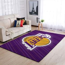NBA Los Angeles Lakers Rectangle Rug Personalized Non-Slip Carpet Gift For Basketball Fans 20032711