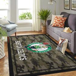 NBA Boston Celtics Rectangle Rug Personalized Non-Slip Carpet Gift For Basketball Fans V1612