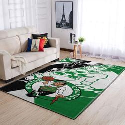 NBA Boston Celtics Rectangle Rug Personalized Non-Slip Carpet Gift For Basketball Fans V1614