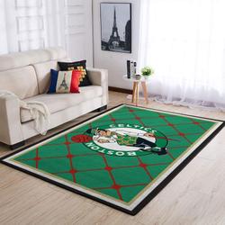 NBA Boston Celtics Rectangle Rug Personalized Non-Slip Carpet Gift For Basketball Fans V1618