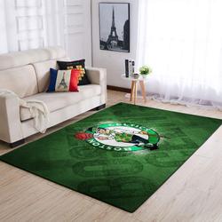 NBA Boston Celtics Rectangle Rug Personalized Non-Slip Carpet Gift For Basketball Fans V1624