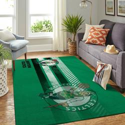 NBA Boston Celtics Rectangle Rug Personalized Non-Slip Carpet Gift For Basketball Fans