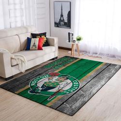 NBA Boston Celtics Rectangle Rug Personalized Non-Slip Carpet Gift For Basketball Fans