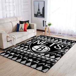 NBA Brooklyn Nets Rectangle Rug Personalized Non-Slip Carpet Gift For Basketball Fans 4