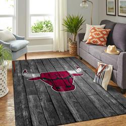 NBA Chicago Bulls Rectangle Rug Personalized Non-Slip Carpet Gift For Basketball Fans Rcdd81F34670