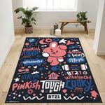 bt21 cooky area rug bedroom rug home decor floor decor living room area rug home decor 0