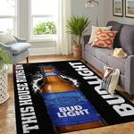 bud light area rug this house runs on ofd 20030917 area rug living room carpet rug regtangle carpet floor decor home decor 0