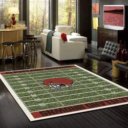 Cleveland Browns NFL Style Nice Gift Home Decor Area Rug Living Room Rug